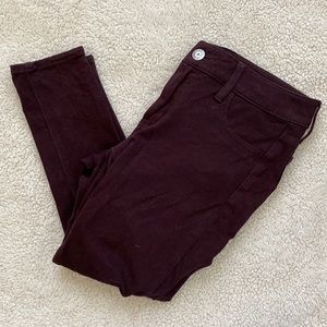 Maroon Jeggings